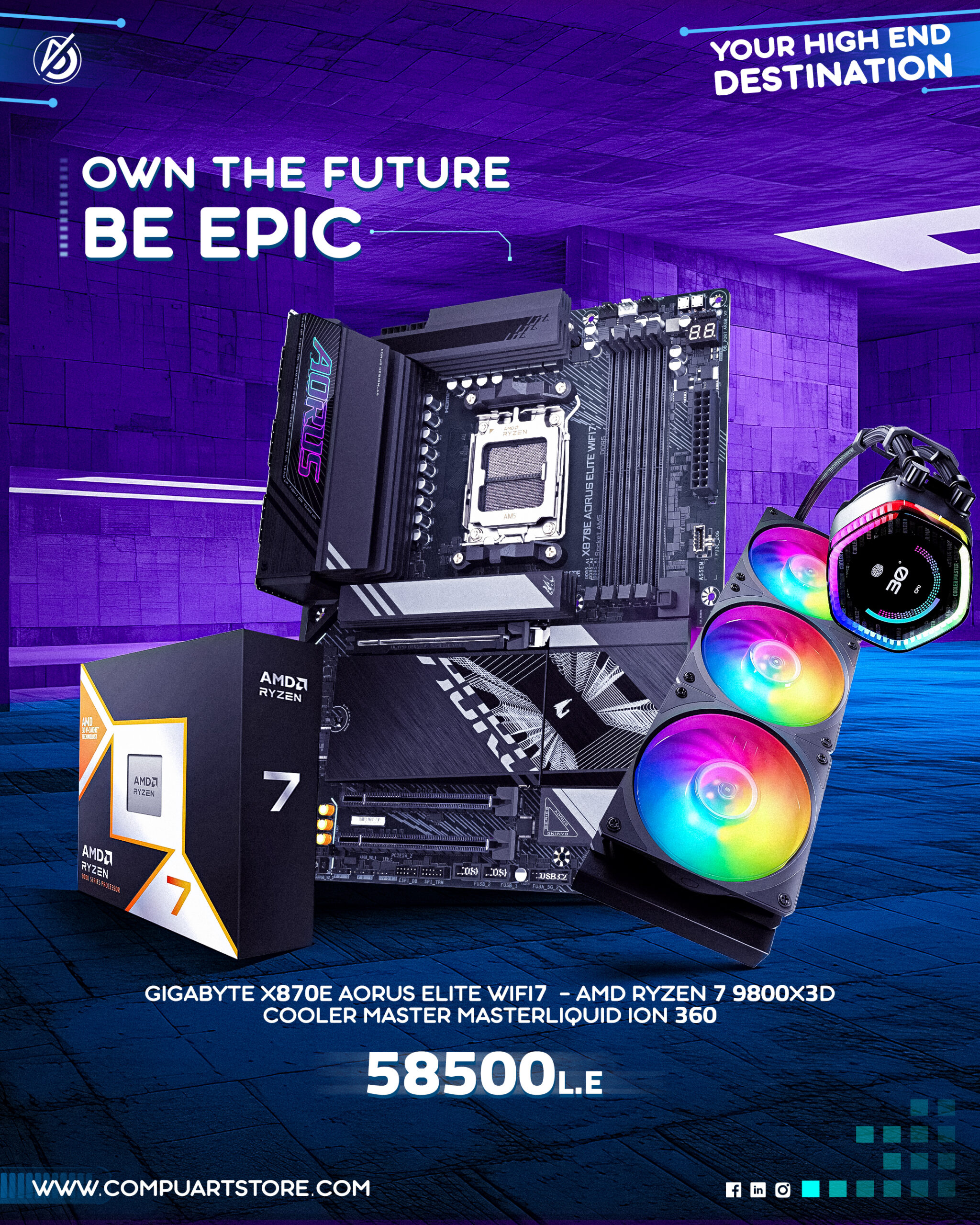 Own the future With Ryzen 7 9800XD